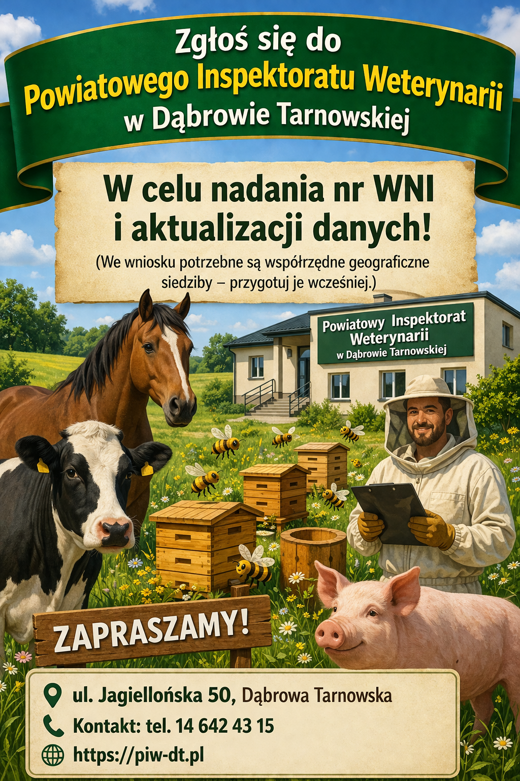 plakat informacyjny